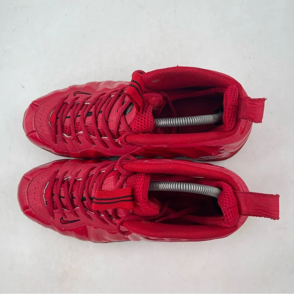 Nike Men’s Air Foamposite Pro - SZ 9.5 - Red Basketball Shoes Sneakers - Picture 5 of 16